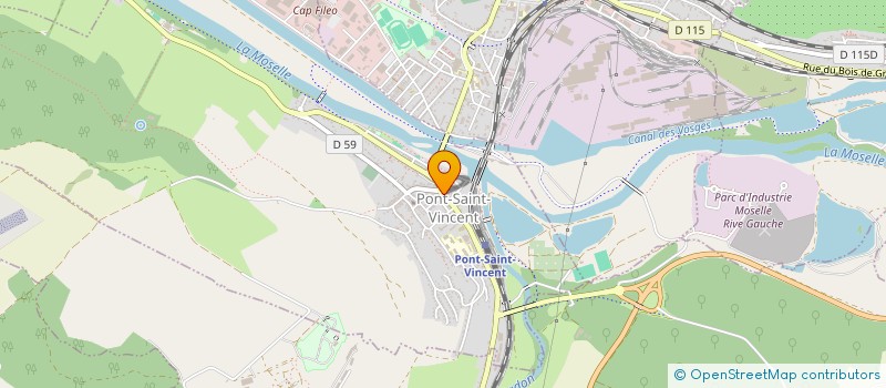 localisation de l'entreprise SOCIETE D'EXPLOITATION MIDGET  PONT-SAINT-VINCENT