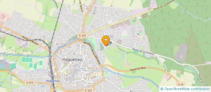 localisation de l'entreprise SOCIETE D'EXPLOITATION MOEBS à HAGUENAU
