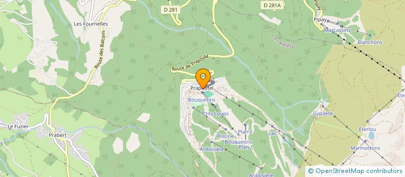 localisation de l'entreprise SOCIETE D'EXPLOITATION MONTAGNE ET LOISIRS DU GRESIVAUDAN à LES ADRETS