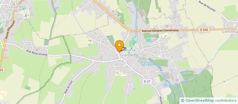 localisation de l'entreprise SOCIETE D'EXPLOITATION NETANGE MEUBLES à FERRIERE-LA-GRANDE