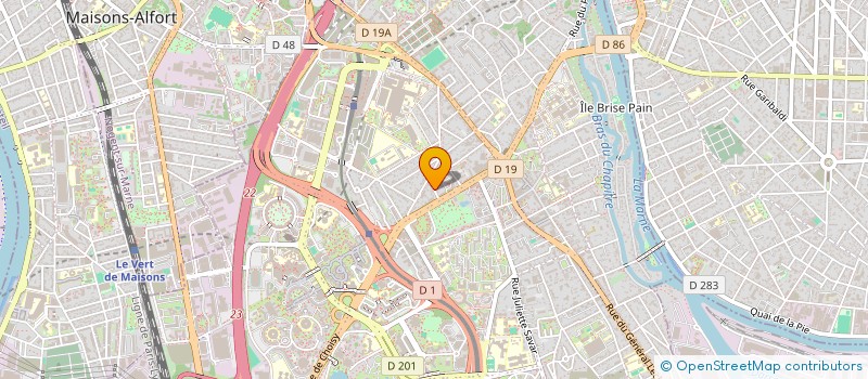 localisation de l'entreprise SOCIETE D'EXPLOITATION NEVEU  CRETEIL