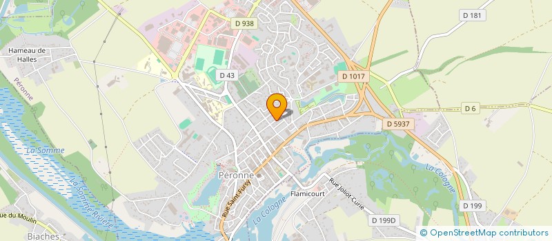 localisation de l'entreprise SOCIETE D'EXPLOITATION NICOL à PERONNE