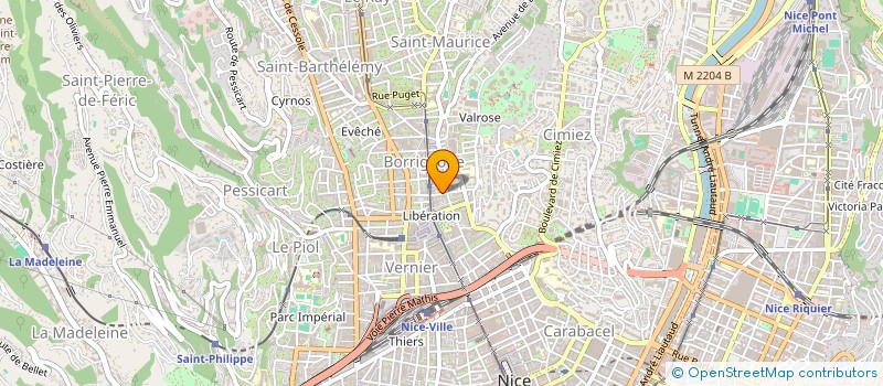 localisation de l'entreprise SOCIETE D'EXPLOITATION NOUVELLE ALTYS COMPUTER à NICE