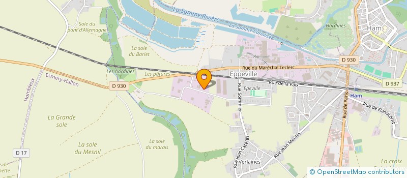localisation de l'entreprise SOCIETE D'EXPLOITATION NUTTENS à EPPEVILLE