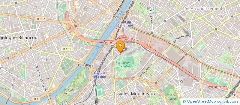 localisation de l'entreprise SOCIETE D'EXPLOITATION PARIS MORLAND S.E.P.M. à ISSY LES MOULINEAUX