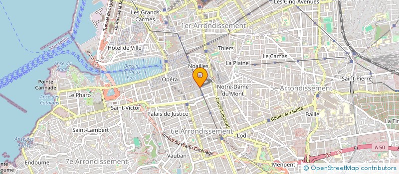 localisation de l'entreprise SOCIETE D'EXPLOITATION PARIS OPTICAL à MARSEILLE