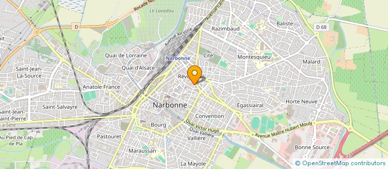 localisation de l'entreprise SOCIETE D'EXPLOITATION PIEDON ET FILS à NARBONNE