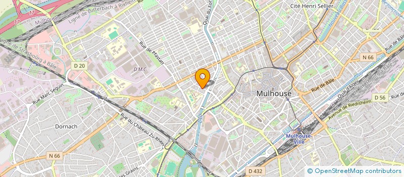 localisation de l'entreprise SOCIETE D EXPLOITATION R. NEFF  MULHOUSE