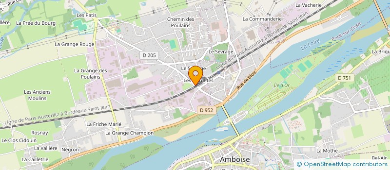 localisation de l'entreprise SOCIETE D'EXPLOITATION RABIER  NAZELLES-NEGRON