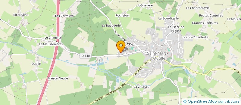localisation de l'entreprise SOCIETE D'EXPLOITATION RADEPONT  SAINT-MARS-D'OUTILLE