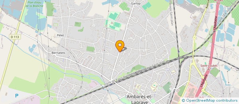 localisation de l'entreprise SOCIETE D EXPLOITATION RENE VERGER à AMBARES-ET-LAGRAVE