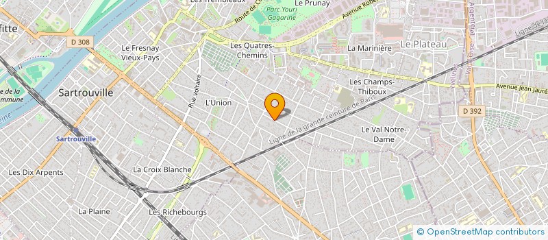 localisation de l'entreprise SOCIETE D EXPLOITATION ROMARIZ à SARTROUVILLE