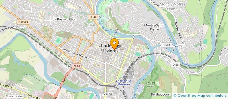 localisation de l'entreprise SOCIETE D EXPLOITATION ROSSIGNOL à CHARLEVILLE-MEZIERES