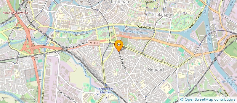 localisation de l'entreprise SOCIETE D'EXPLOITATION SAI STUDIO à STRASBOURG