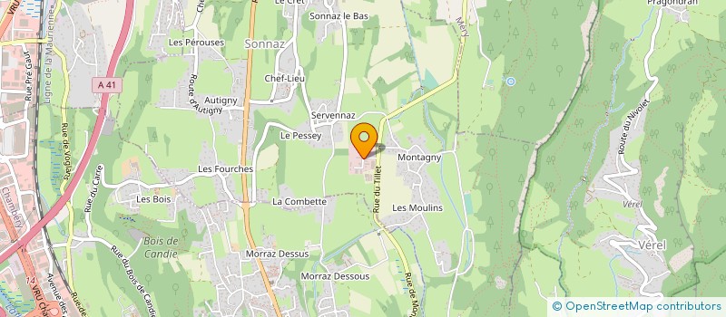 localisation de l'entreprise SOCIETE D'EXPLOITATION SAINT-BONNET à SONNAZ
