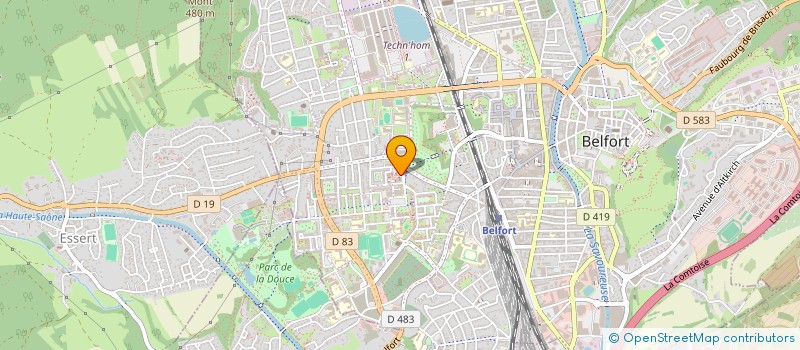 localisation de l'entreprise SOCIETE D'EXPLOITATION SAINT LOUP  BELFORT