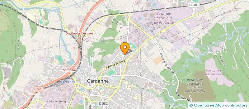 localisation de l'entreprise SOCIETE D'EXPLOITATION SANTAIX à GARDANNE