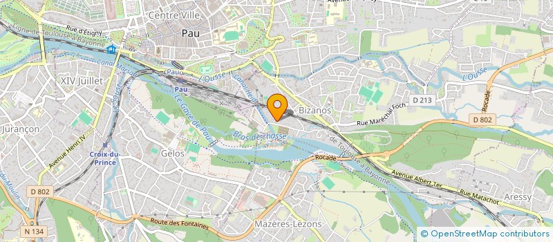 localisation de l'entreprise SOCIETE D'EXPLOITATION SERDECO à BIZANOS