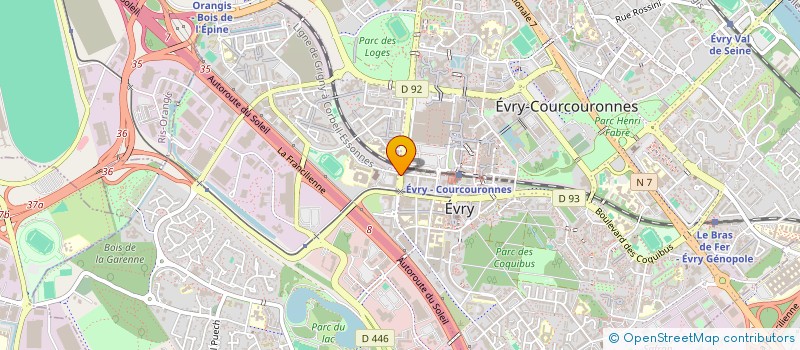 localisation de l'entreprise SOCIETE D'EXPLOITATION SNE CO à EVRY-COURCOURONNES