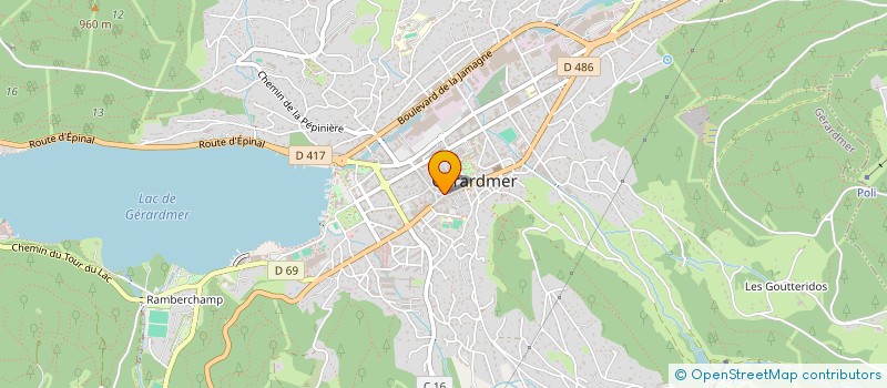 localisation de l'entreprise SOCIETE D'EXPLOITATION SODEX-VOSGES à GERARDMER