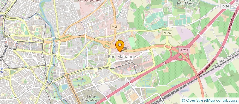 localisation de l'entreprise SOCIETE D EXPLOITATION SOLAIRE VINISSOL à MONTPELLIER