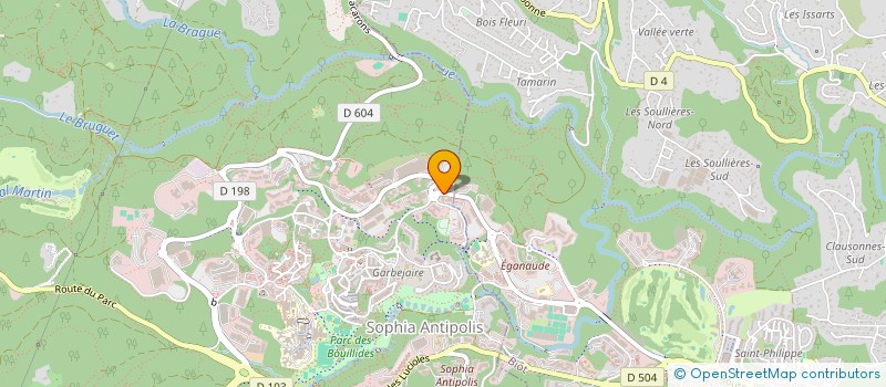 localisation de l'entreprise SOCIETE D'EXPLOITATION SOPHIA AUTOMOBILES à VALBONNE