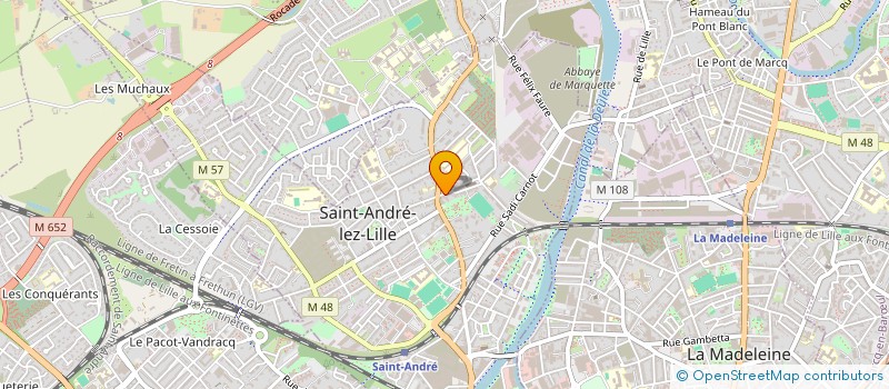 localisation de l'entreprise SOCIETE D EXPLOITATION STUDIOS PETERS à SAINT-ANDRE-LEZ-LILLE