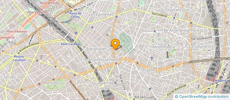 localisation de l'entreprise SOCIETE D'EXPLOITATION STYLE HOTEL  PARIS