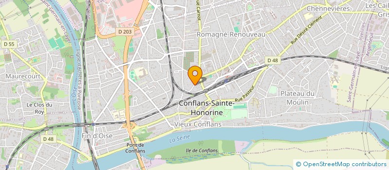 localisation de l'entreprise SOCIETE D'EXPLOITATION TITRE SARL à CONFLANS-SAINTE-HONORINE