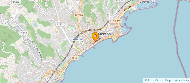 localisation de l'entreprise SOCIETE D'EXPLOITATION TOURISTIQUE DE MENTON SETM à MENTON