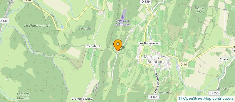 localisation de l'entreprise SOCIETE D'EXPLOITATION TOURISTIQUE ET HOTELIERE DE BRANCION  MARTAILLY-LES-BRANCION