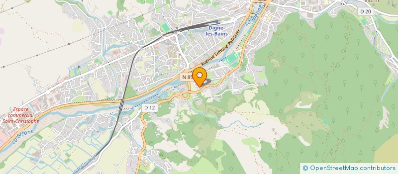 localisation de l'entreprise SOCIETE D'EXPLOITATIONDES ETABLISSEMENTS COULLET à DIGNE-LES-BAINS