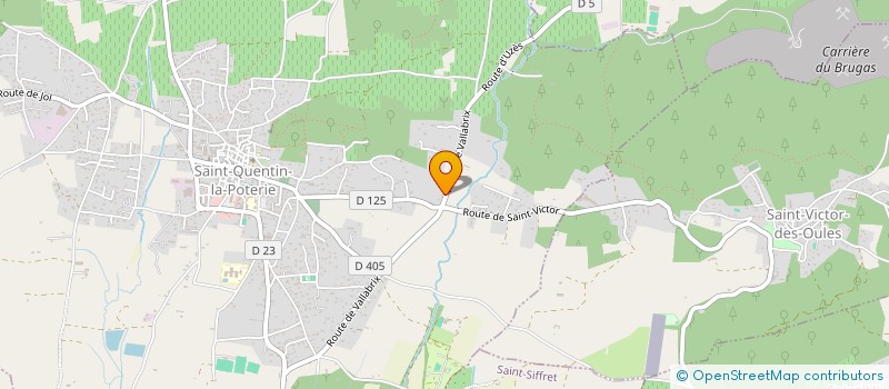 localisation de l'entreprise SOCIETE D'EXPLOITATON DES ETABLISSEMENT AIME JEUNE à SAINT-QUENTIN-LA-POTERIE