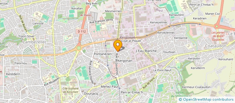 localisation de l'entreprise SOCIETE D'EXTERNALISATION DE LA PAIE, DE LA FORMATION DU CONSEIL ET DES AFFAIRES à BREST