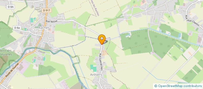 localisation de l'entreprise SOCIETE D & G  ANHIERS