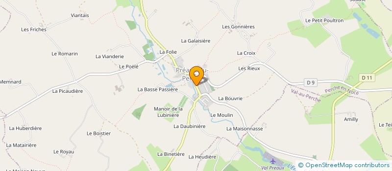 localisation de l'entreprise SOCIETE D'HABITATION DU PERCHE à PERCHE-EN-NOCE