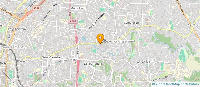 localisation de l'entreprise SOCIETE D HENRI ET FILS à MARSEILLE