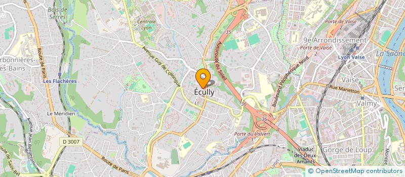 localisation de l'entreprise SOCIETE D HISTOIRE D ECULLY  ECULLY