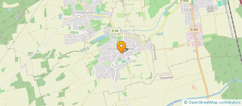 localisation de l'entreprise SOCIETE D'HISTOIRE D'ESCHENTZWILLER  ESCHENTZWILLER