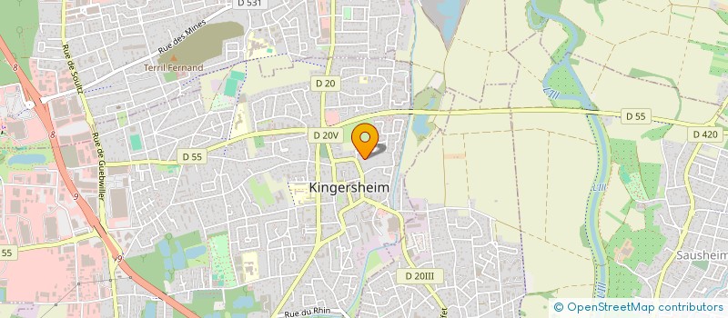 localisation de l'entreprise SOCIETE D'HISTOIRE DE KINGERSHEIM  KINGERSHEIM