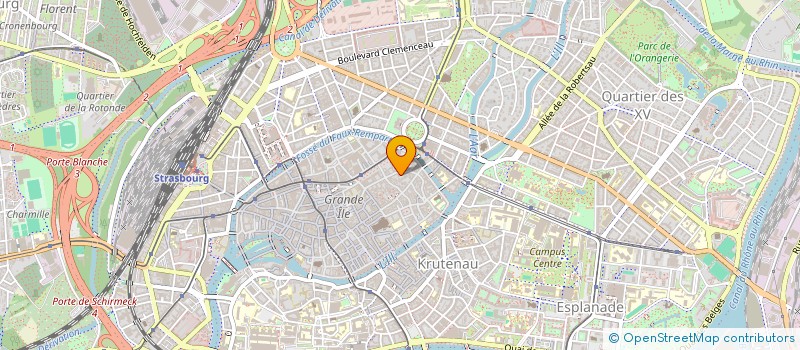 localisation de l'entreprise SOCIETE D'HISTOIRE DE L'EGLISE D'ALSACE à STRASBOURG