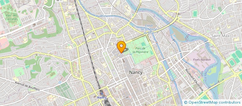 localisation de l'entreprise SOCIETE D'HISTOIRE DE LA LORRAINE ET DU à NANCY
