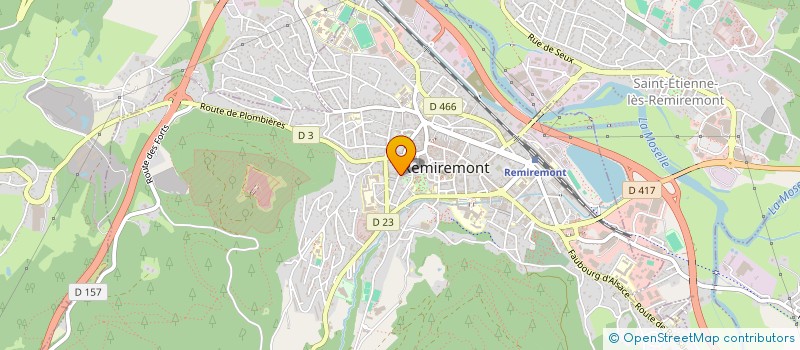 localisation de l'entreprise SOCIETE D'HISTOIRE DE REMIREMONT ET DE SA REGION  REMIREMONT