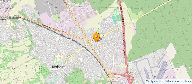 localisation de l'entreprise SOCIETE D'HISTOIRE DE RIXHEIM  RIXHEIM