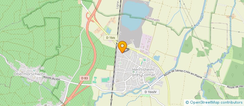 localisation de l'entreprise SOCIETE D'HISTOIRE ET D'ARCHEOLOGIE D'EGUISHEIM  EGUISHEIM