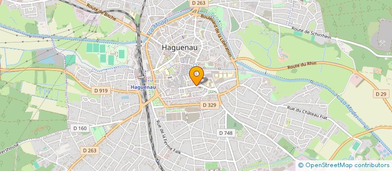 localisation de l'entreprise SOCIETE D'HISTOIRE ET D'ARCHEOLOGIE DE HAGUENAU ET ENVIRONS  HAGUENAU