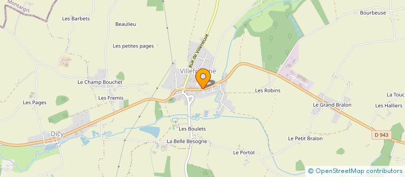 localisation de l'entreprise SOCIETE D'HISTOIRE NATURELLE DE L'YONNE à CHARNY OREE DE PUISAYE