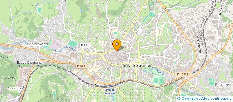 localisation de l'entreprise SOCIETE D'HISTOIRE NATURELLE DU JURA ET DES AMIS DE LA NATURE à LONS-LE-SAUNIER