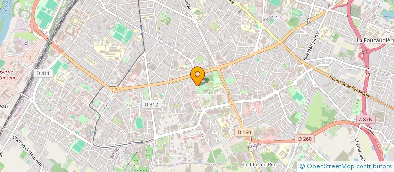 localisation de l'entreprise SOCIETE D'HORTICULTURE D'ANGERS ET DU DEPARTEMENT DE MAINE ET LOIRE à ANGERS