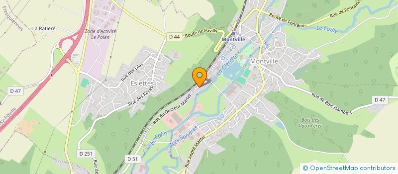 localisation de l'entreprise SOCIETE D'HORTICULTURE ET DES JARDINS OUVRIERS DE MONTVILLE à MONTVILLE